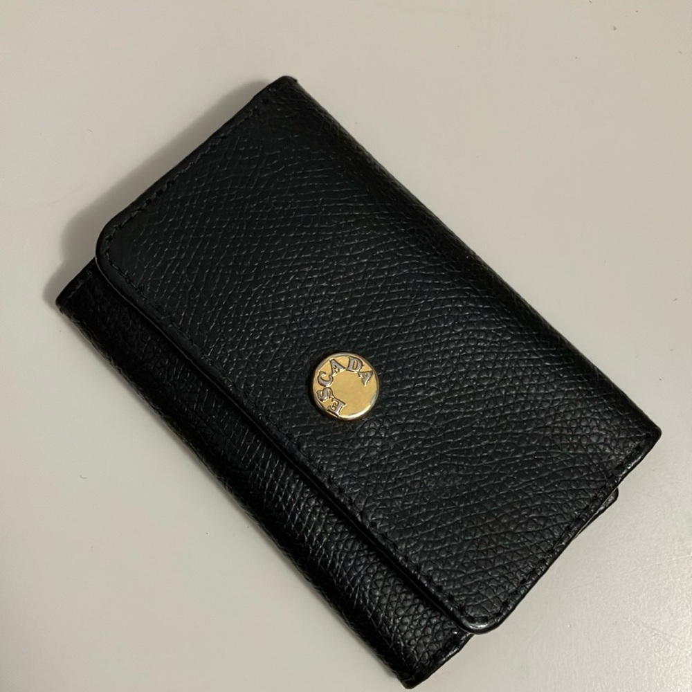 Vintage Escada leather key holder / key wallet